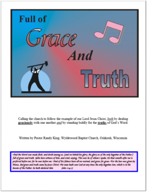 Grace and Truth